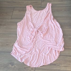 Tie back twist open back Zyia tank